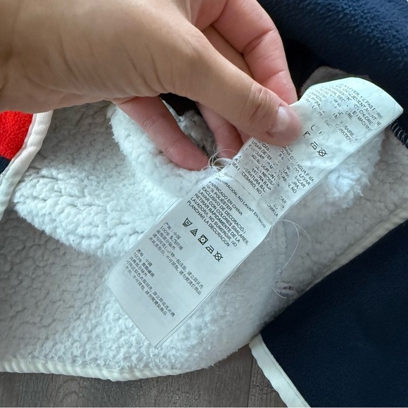 Nautica Navy Red & White Sherpa Fleece Lined Jacket - Picture 5 of 5